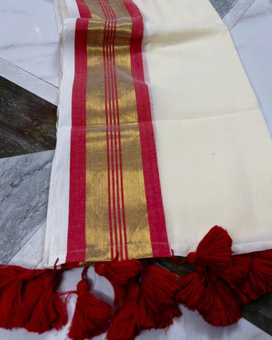 Red and Gold Kara Mulcotton