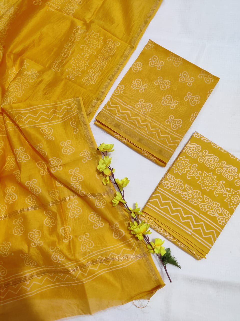 Chanderi silk suits