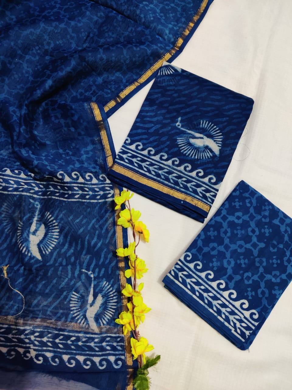 Chanderi silk suits