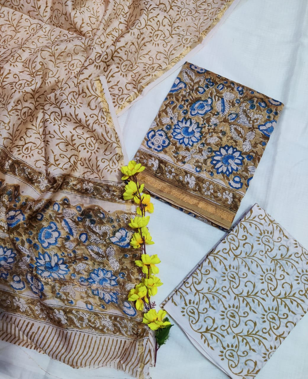 Chanderi silk suits