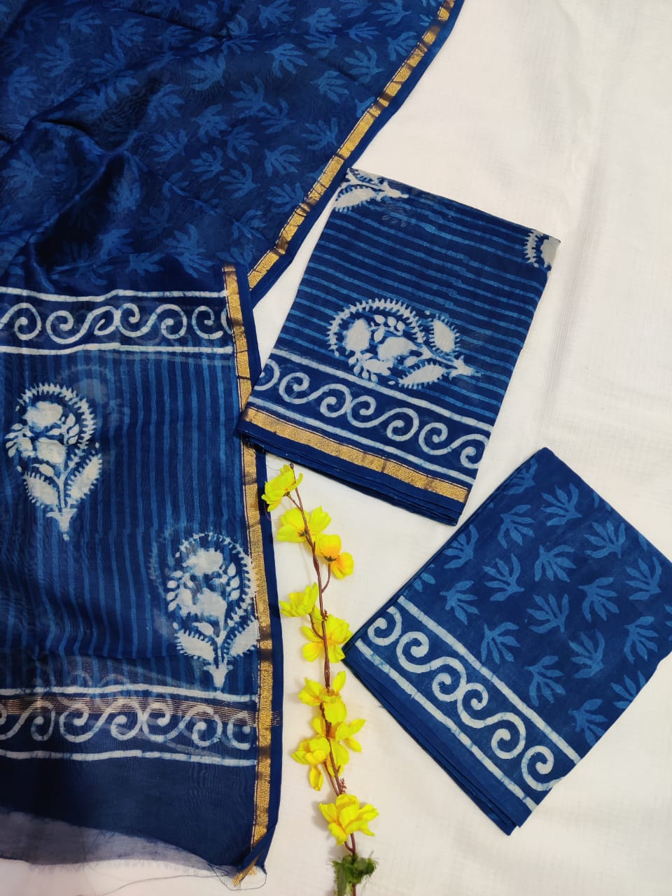 Chanderi silk suits