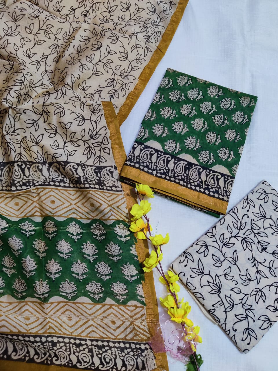 Chanderi silk suits