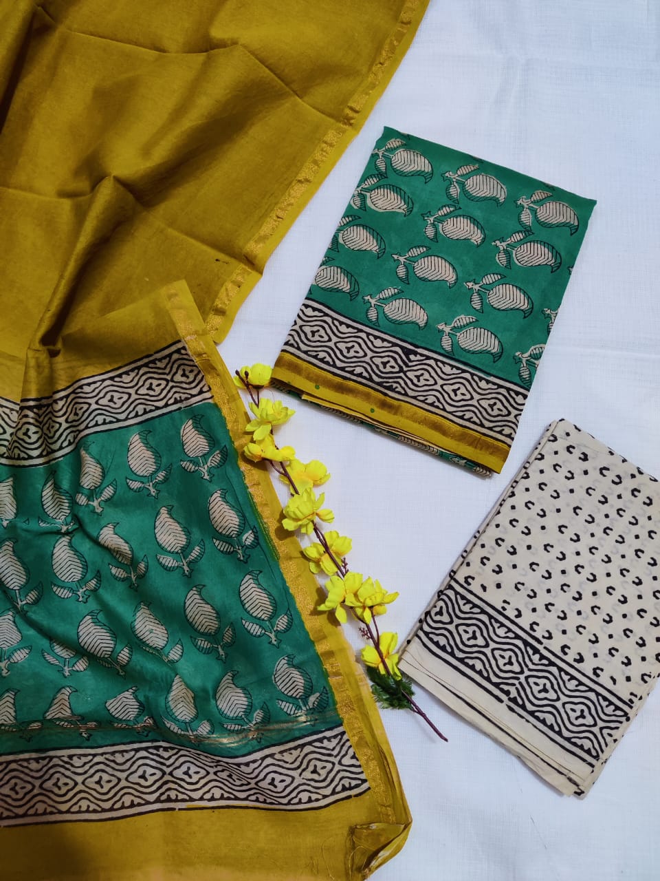 Chanderi silk suits