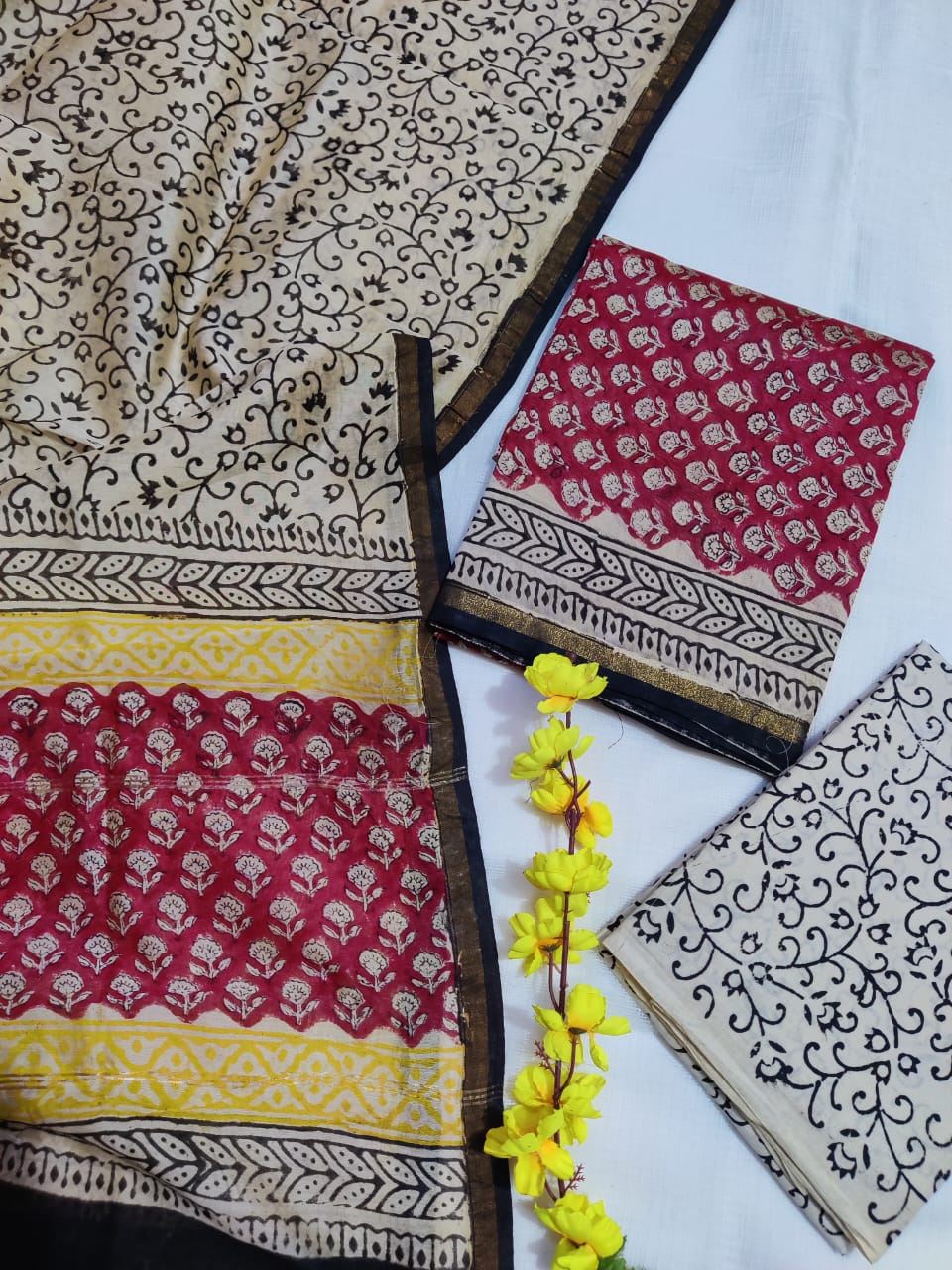 Chanderi silk suits