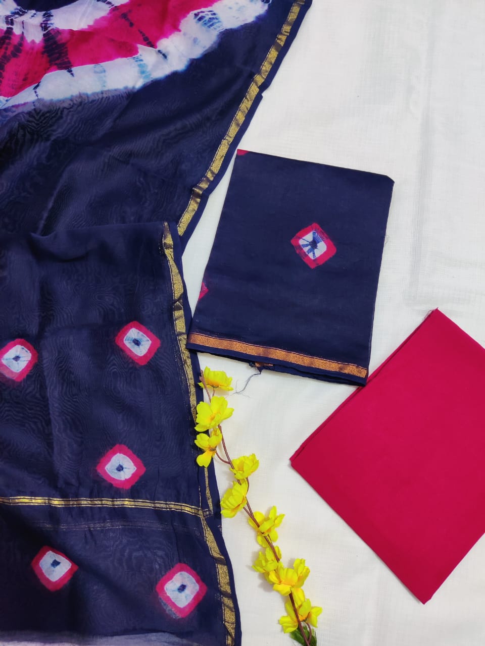 Chanderi silk suits