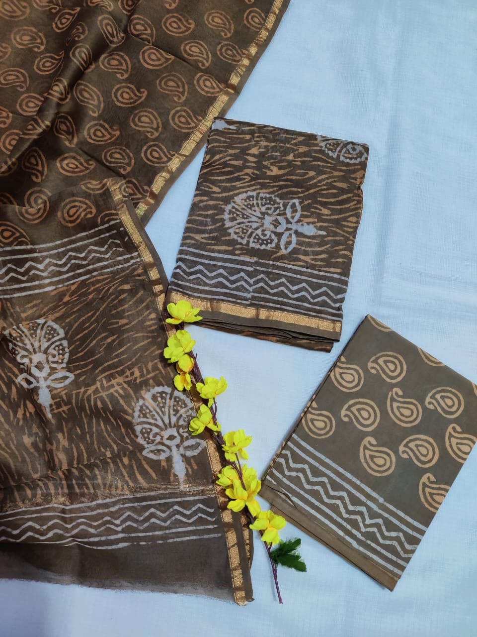 Chanderi silk suits