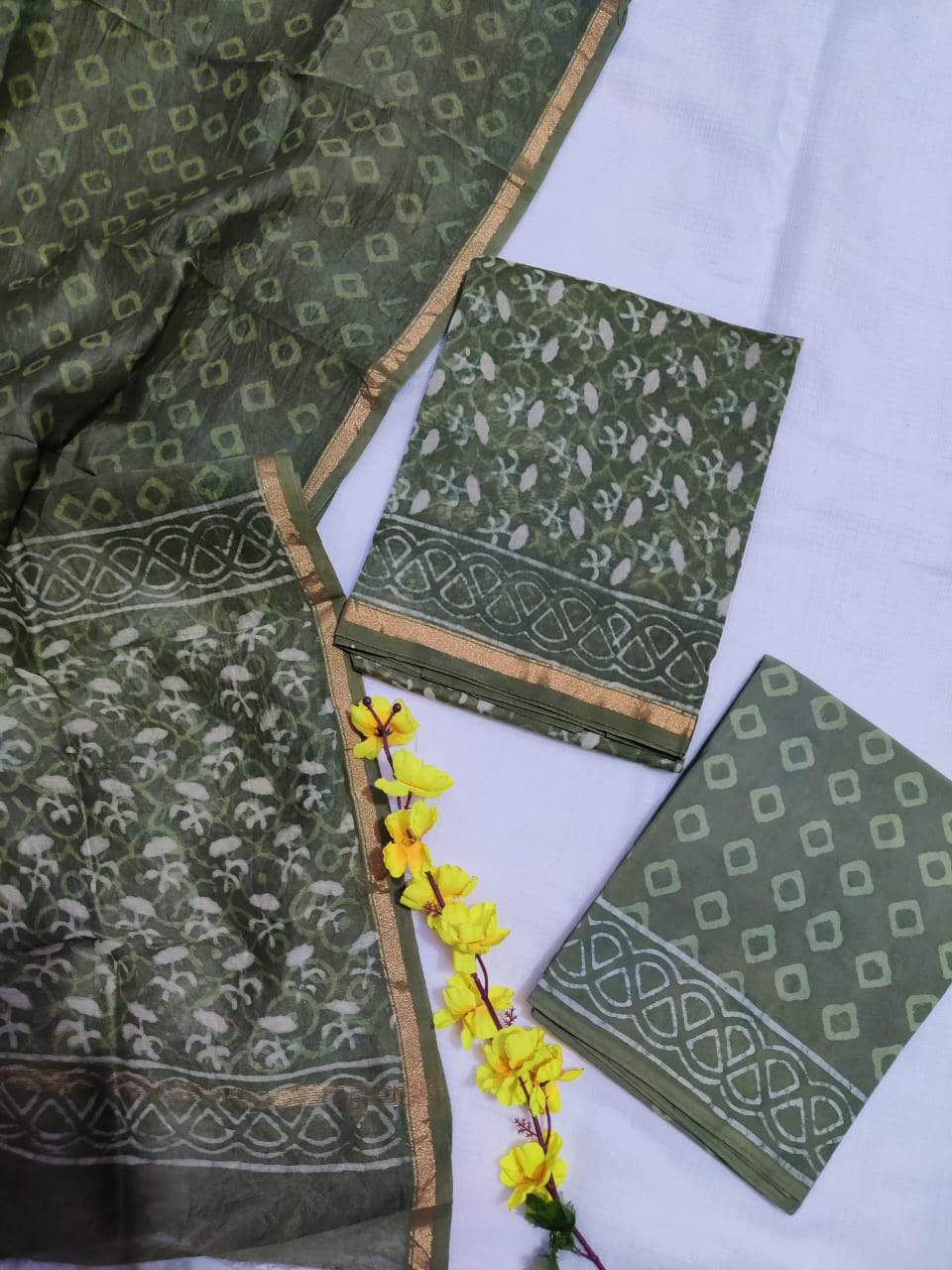 Chanderi silk suits
