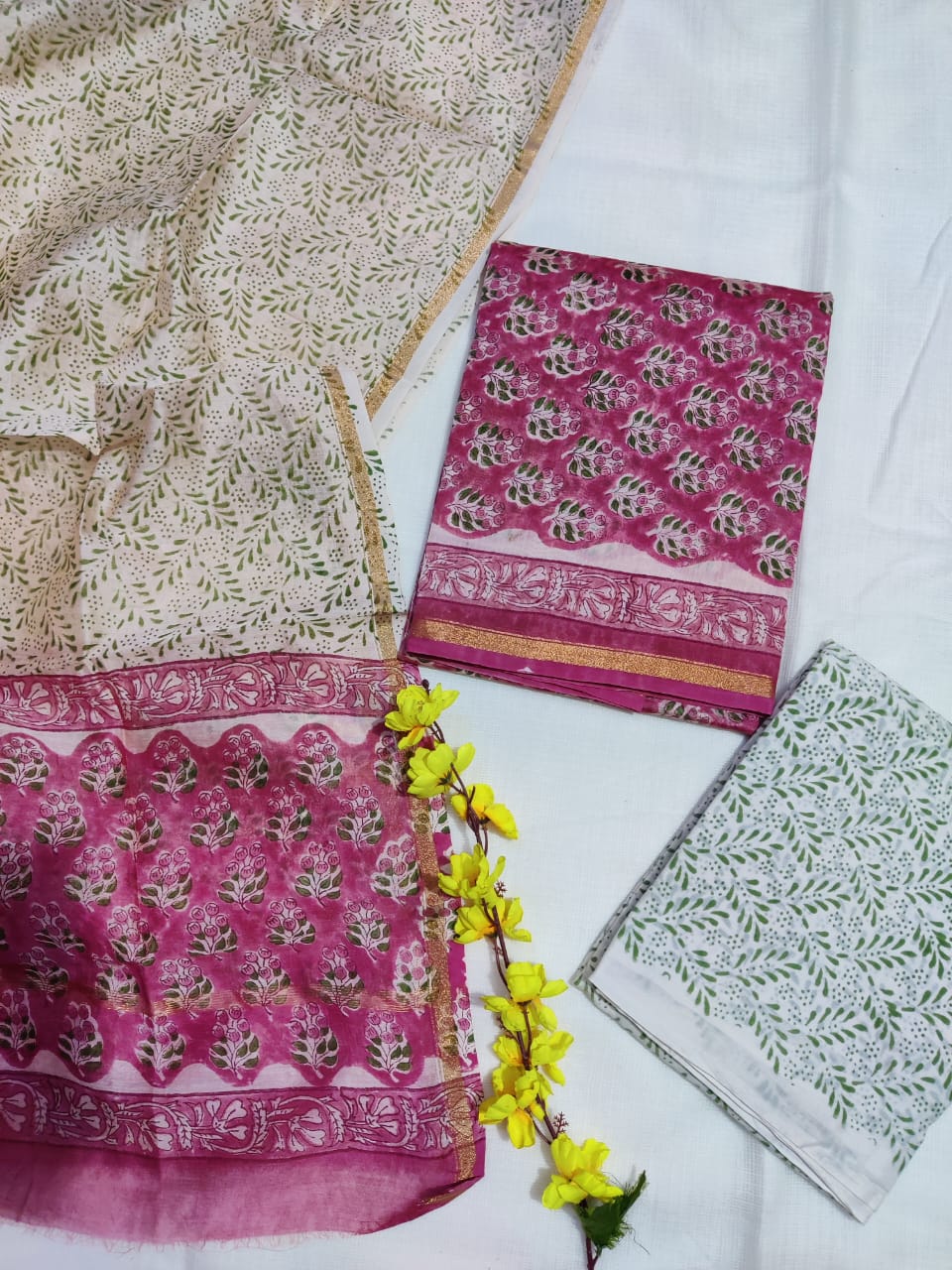 Chanderi silk suits