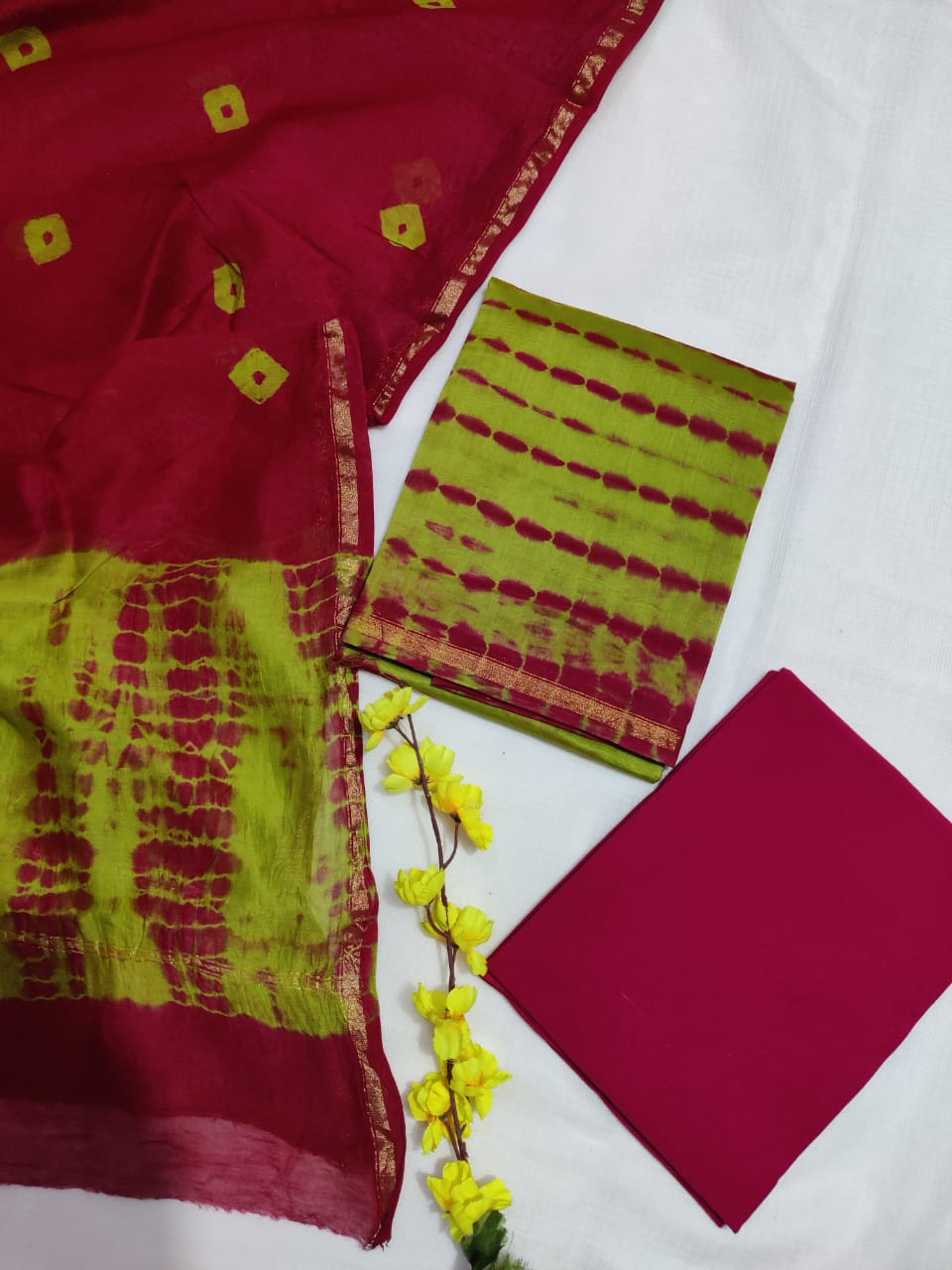 Chanderi silk suits