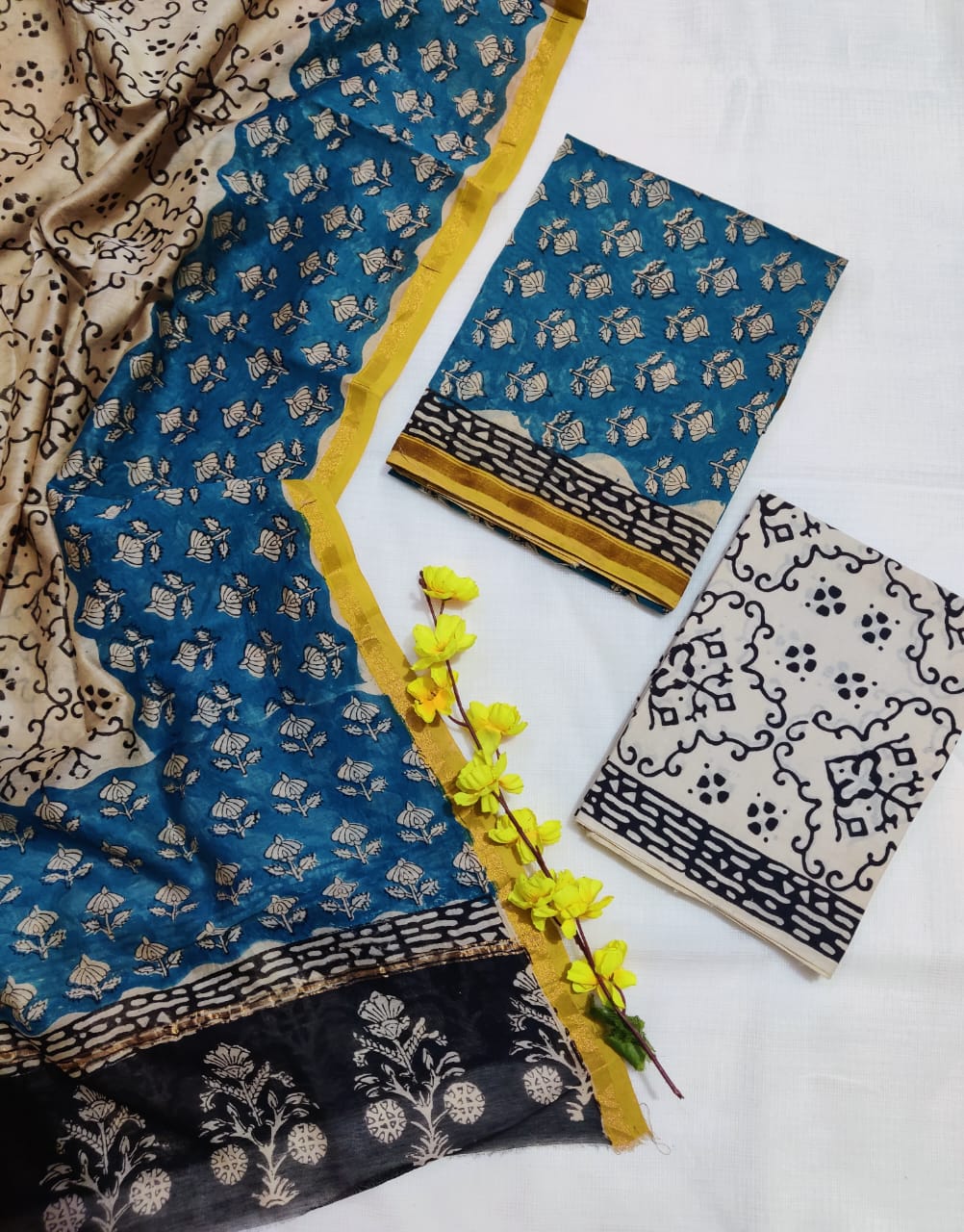 Chanderi silk suits