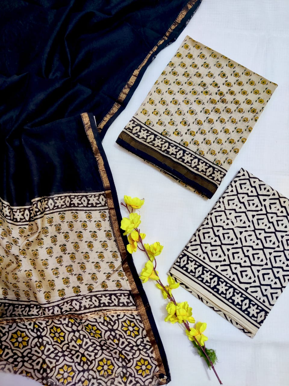 Chanderi silk suits