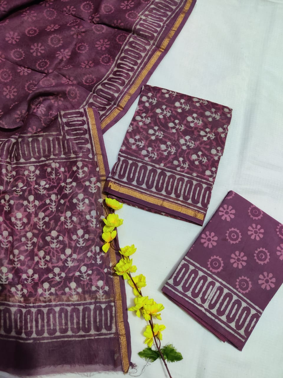 Chanderi silk suits